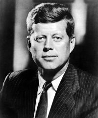John F. Kennedy, 1960s.